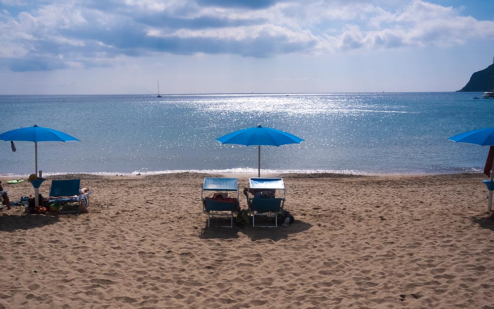 La spiaggia di Lacona, Elba